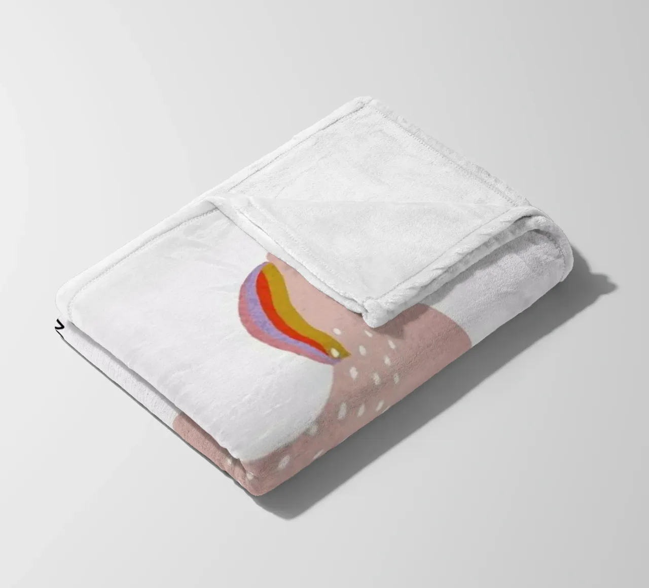 U for Unicorn coperta in pile da Little Flourishes