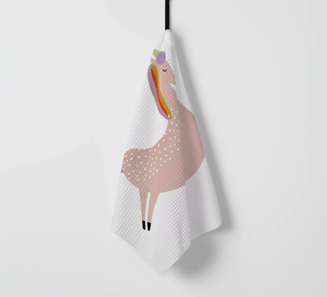 U for Unicorn canovaccio da cucina da Little Flourishes