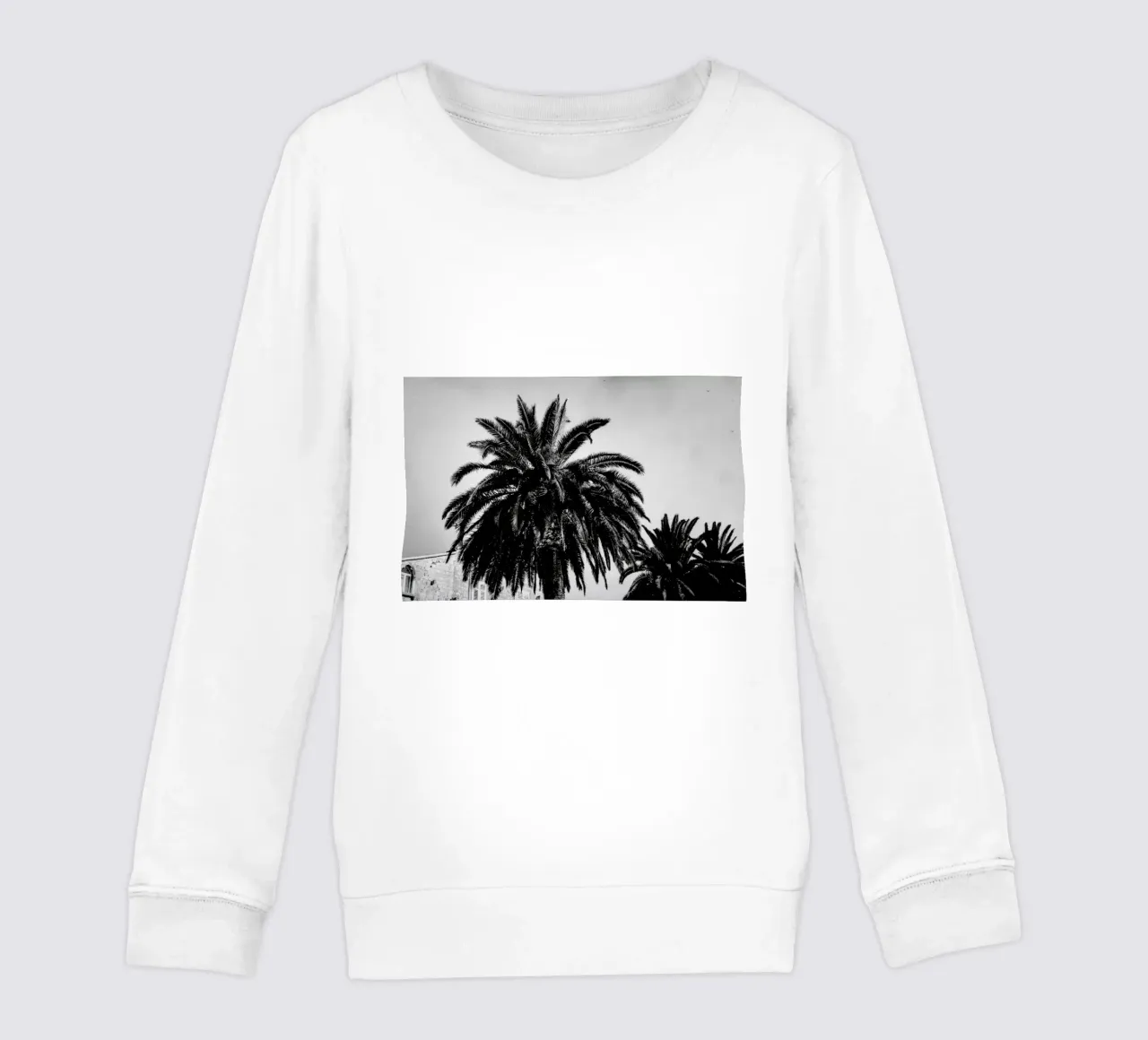 Black and White Palms felpa bambino da Sebastian Hilgetag