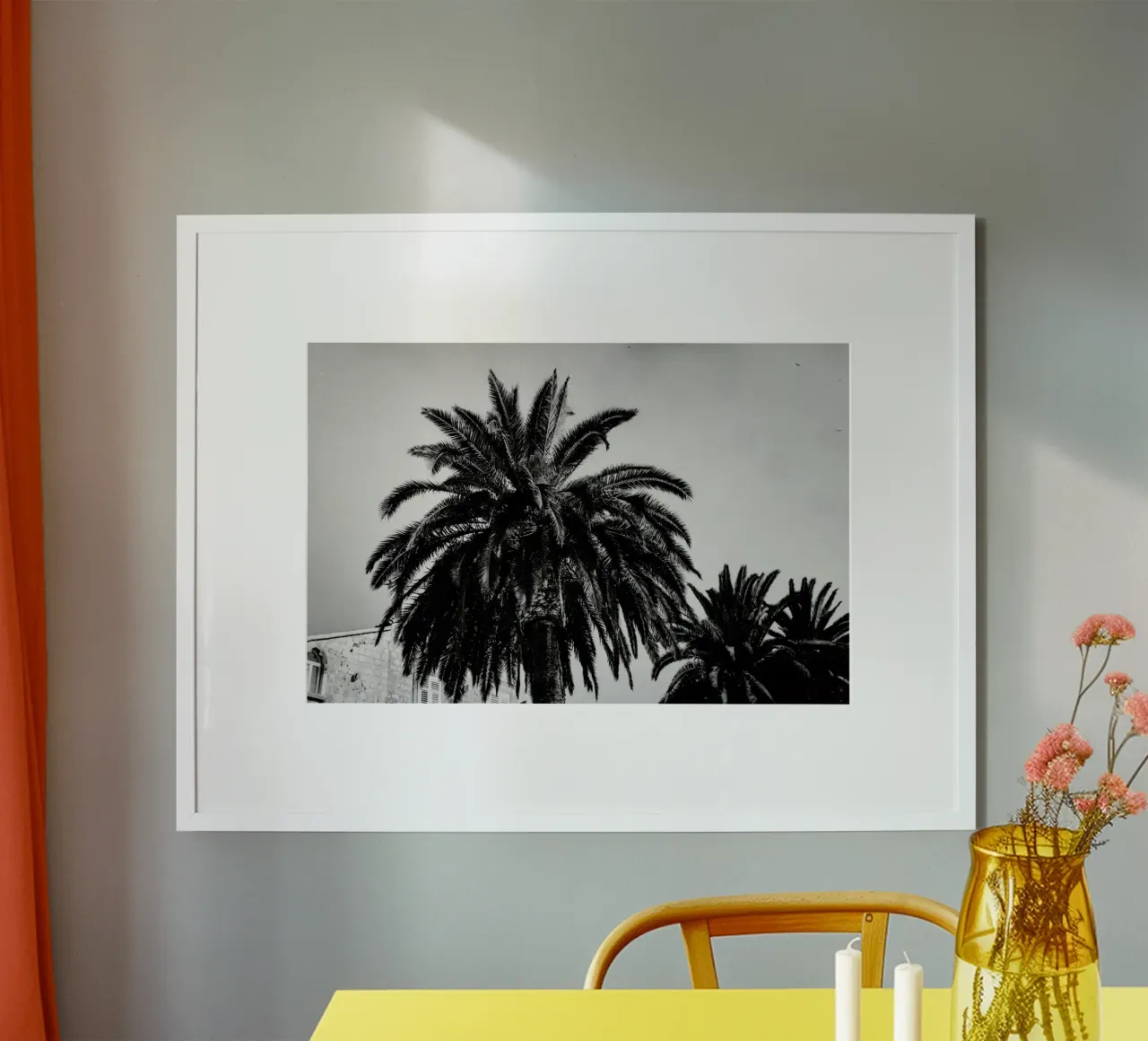 Black and White Palms carta hahnemühle da Sebastian Hilgetag