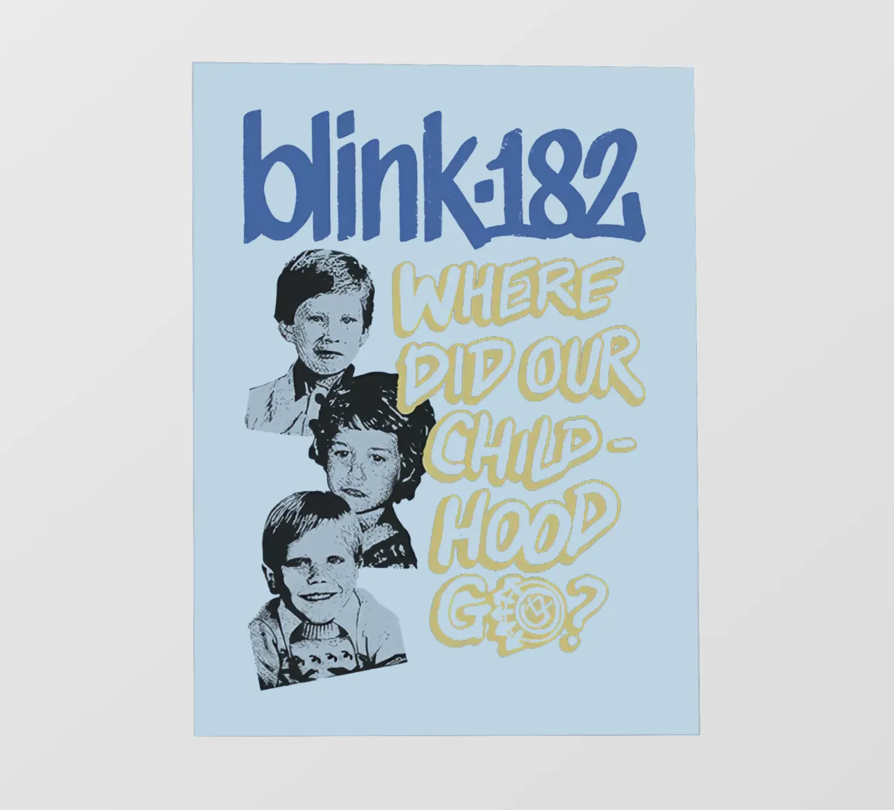 Blink 182 Nog Een Keer Deel 2 Kindertijd backlit folie van Curtishop