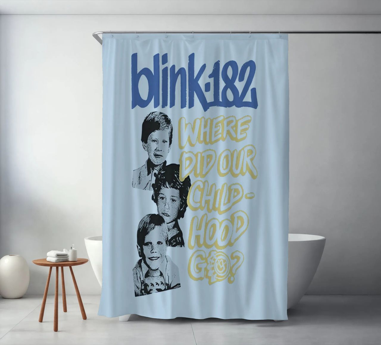Blink 182 One More Time Parte 2 Infanzia tenda da doccia da Curtishop