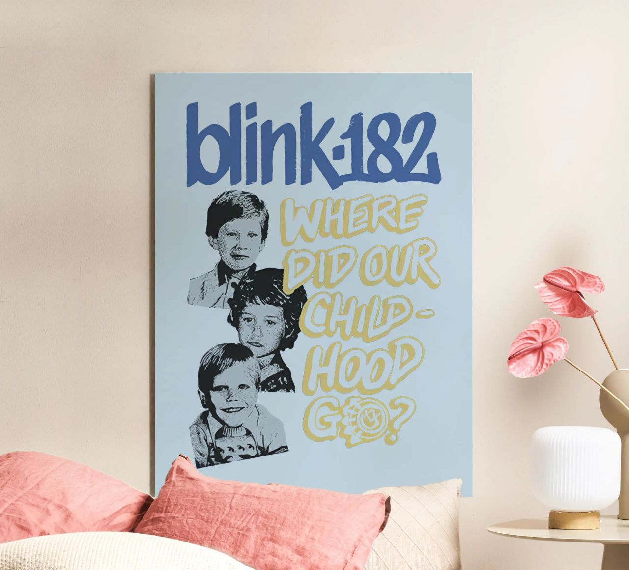 Blink 182 One More Time Parte 2 Infanzia alluminio dibond da Curtishop