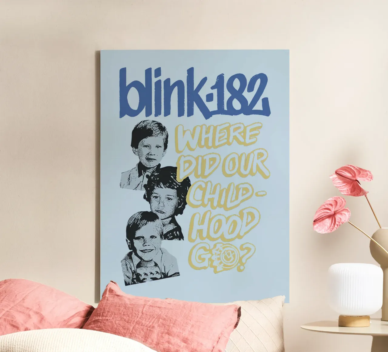 Blink 182 One More Time Part 2 Childhood canvas by Curtishop