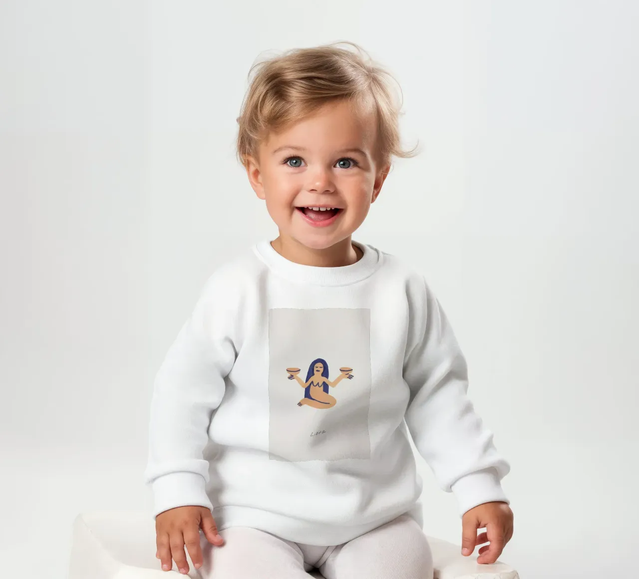 Libra felpa neonato da Little Flourishes
