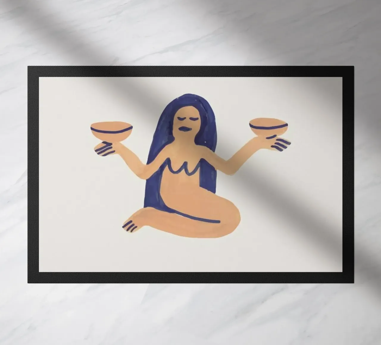 Libra doormat by Little Flourishes