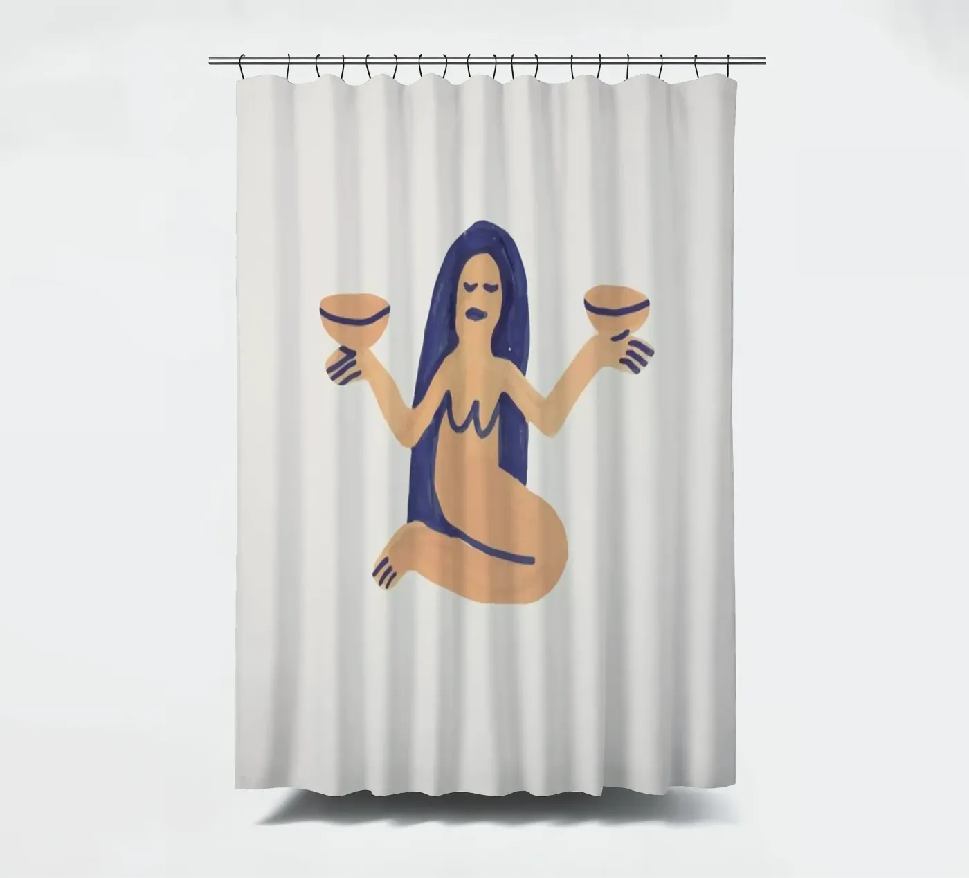 Libra Duschvorhang von Little Flourishes