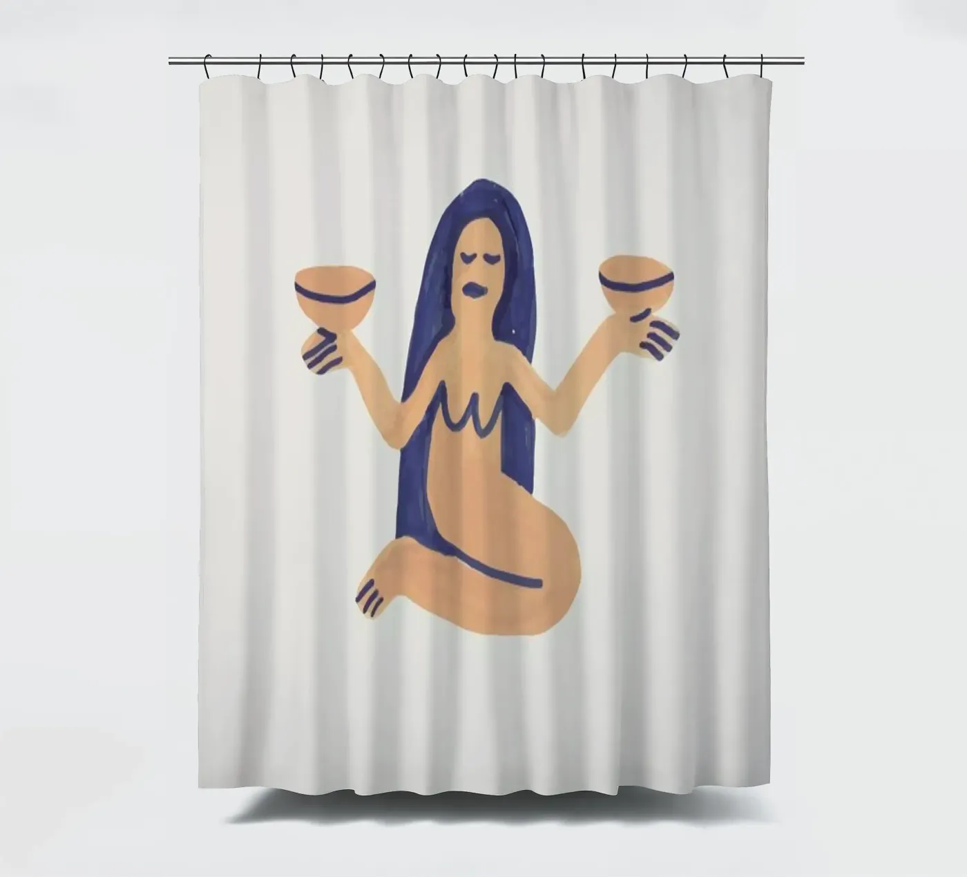 Libra Duschvorhang von Little Flourishes