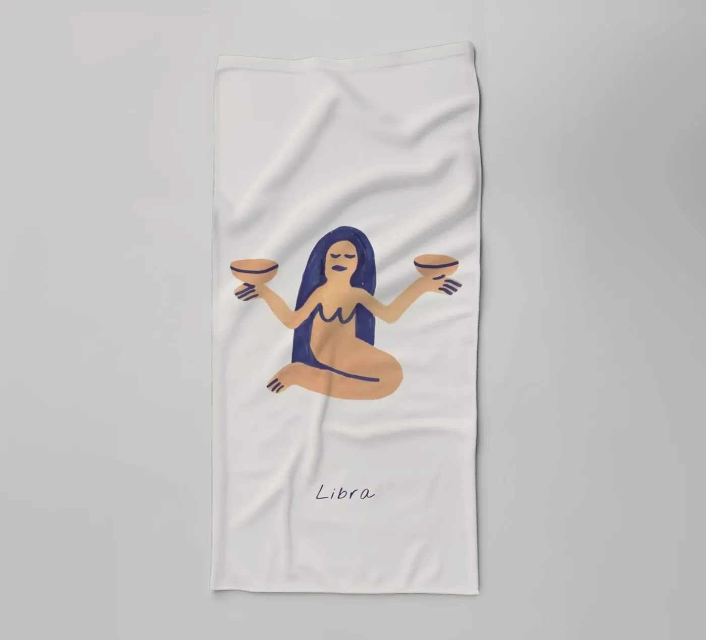 Libra towel by Little Flourishes