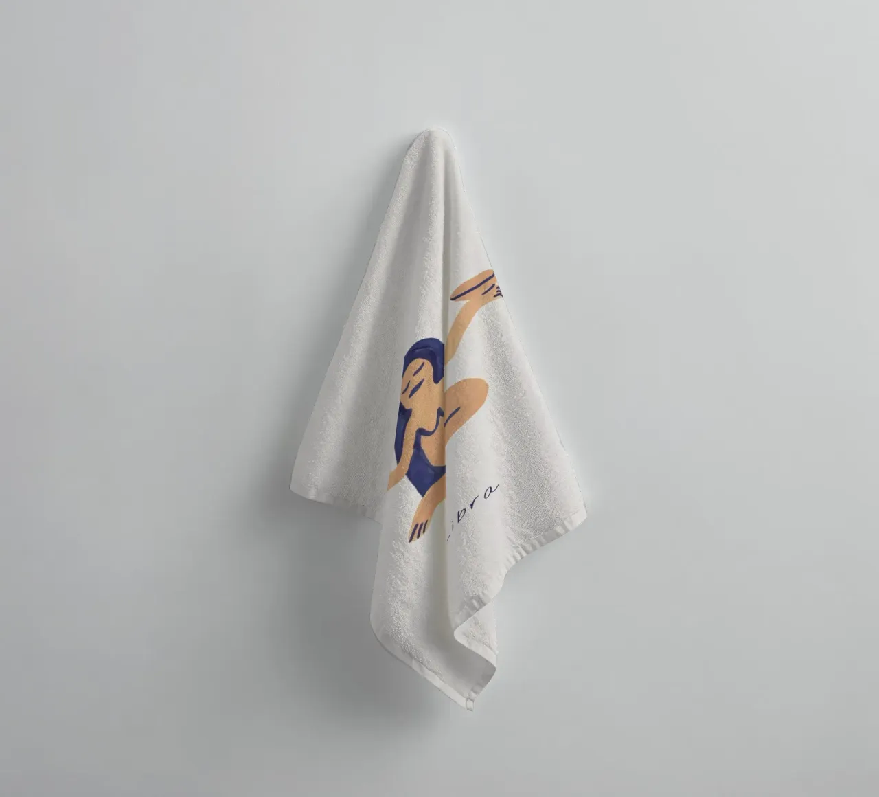 Libra towel by Little Flourishes
