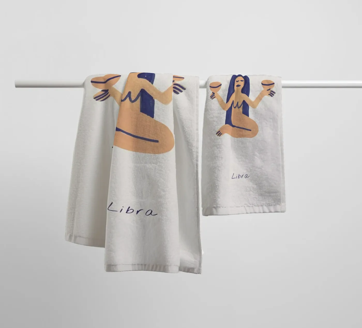 Libra towel by Little Flourishes
