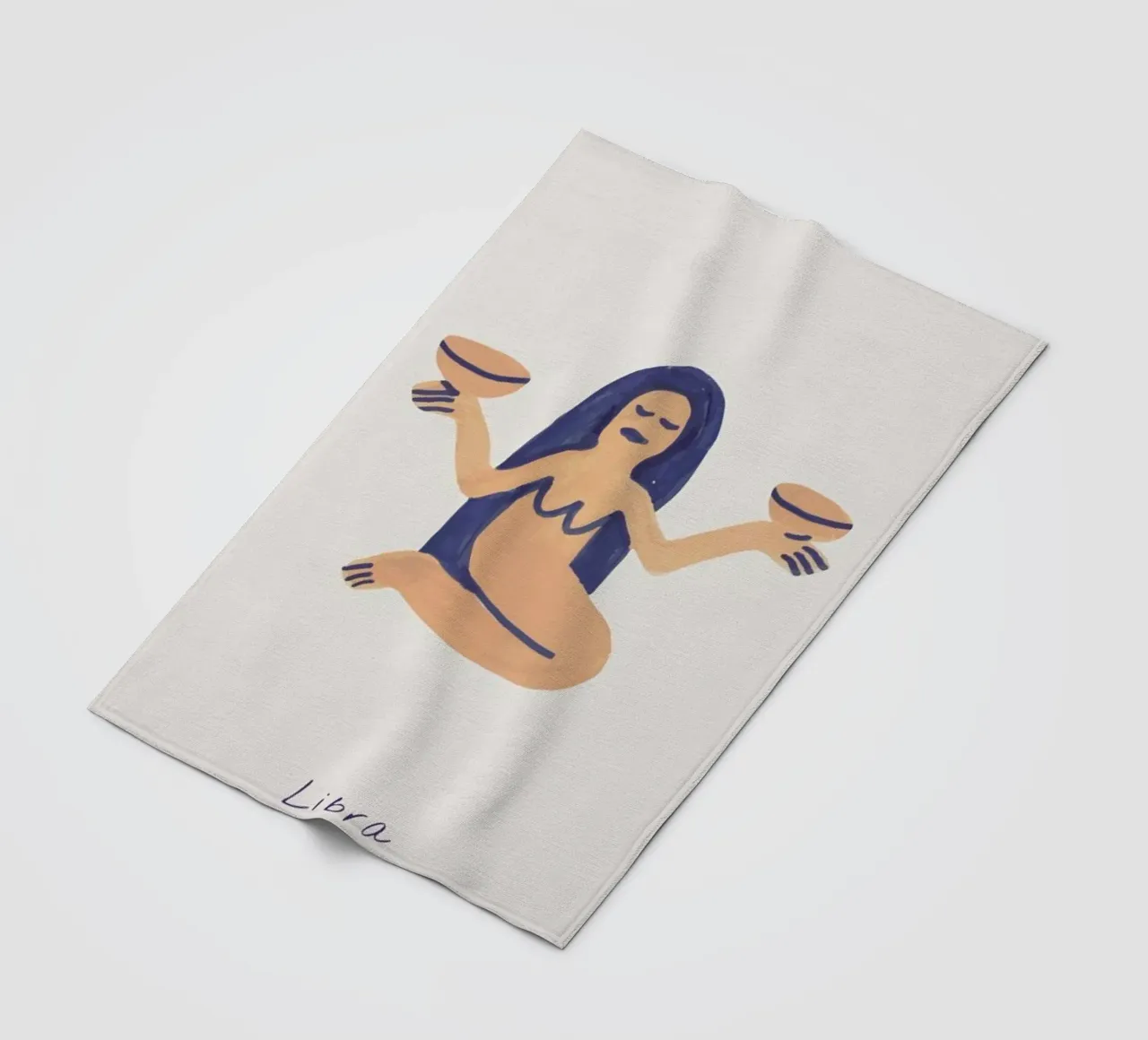 Libra Fleecedecke von Little Flourishes