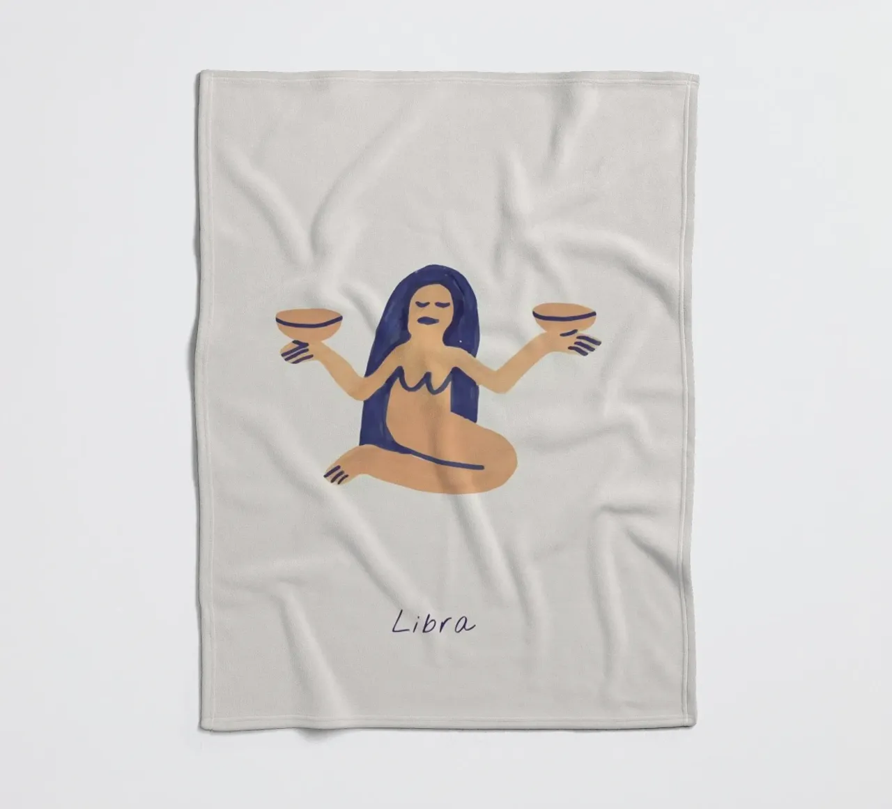 Libra Fleecedecke von Little Flourishes