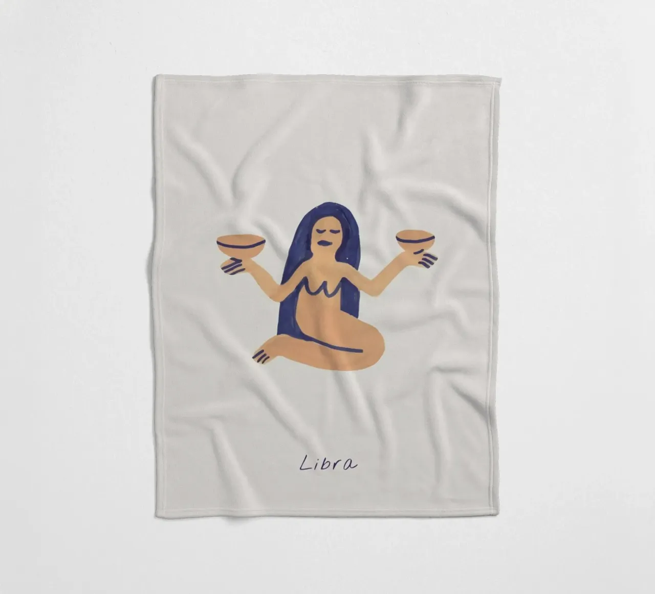 Libra Fleecedecke von Little Flourishes