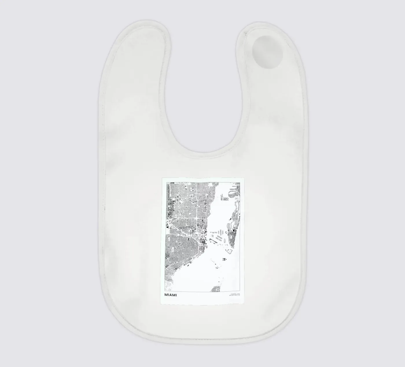 Miami Babylätzchen von The Cartography Collection