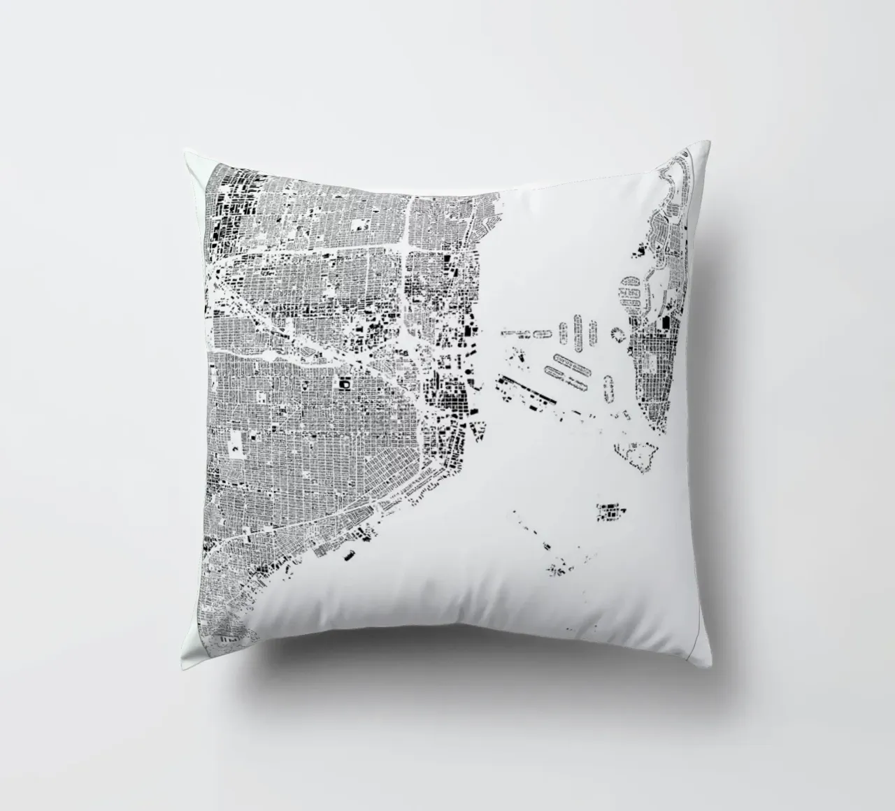 Miami cuscino da The Cartography Collection