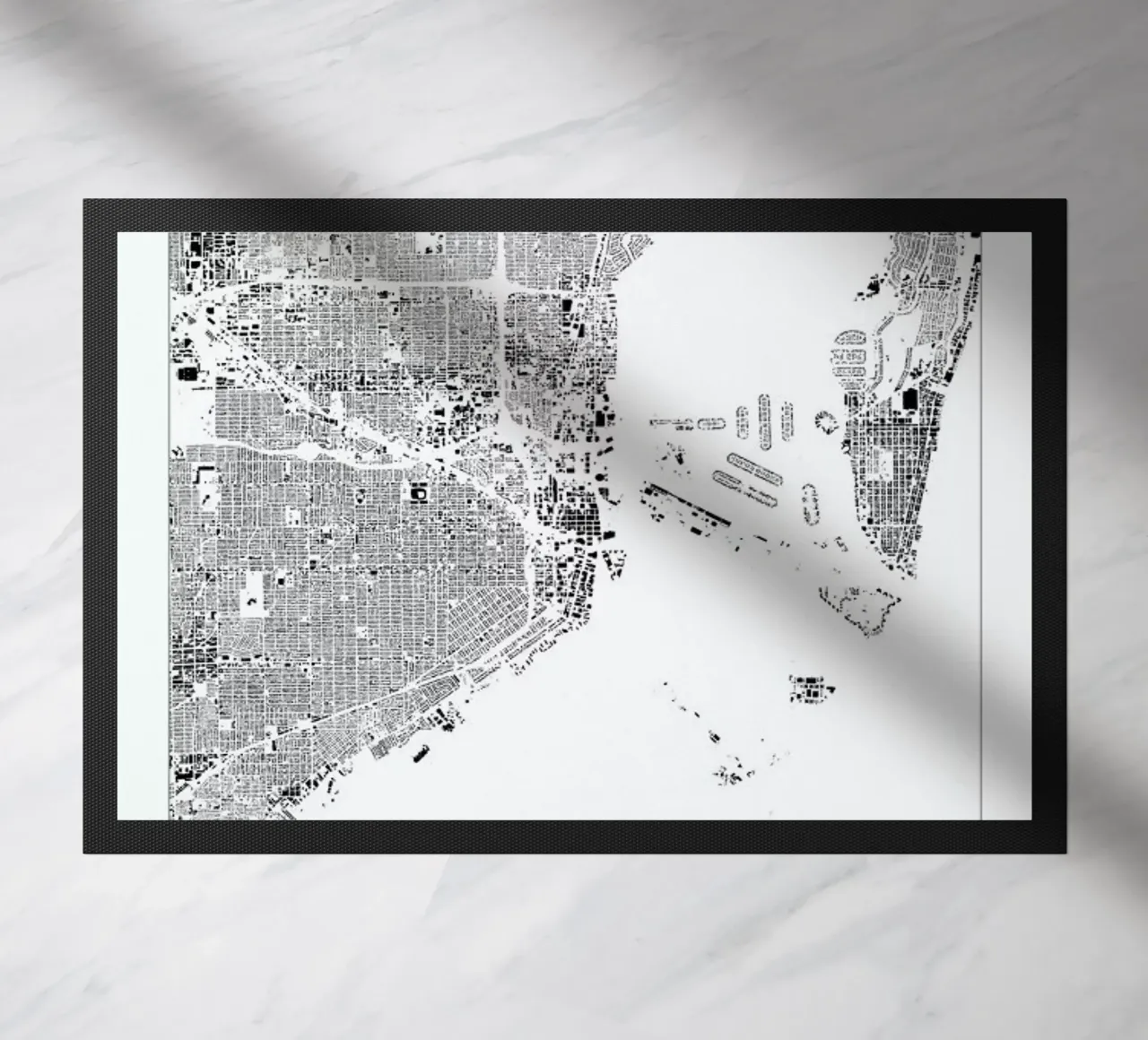 Miami doormat by The Cartography Collection