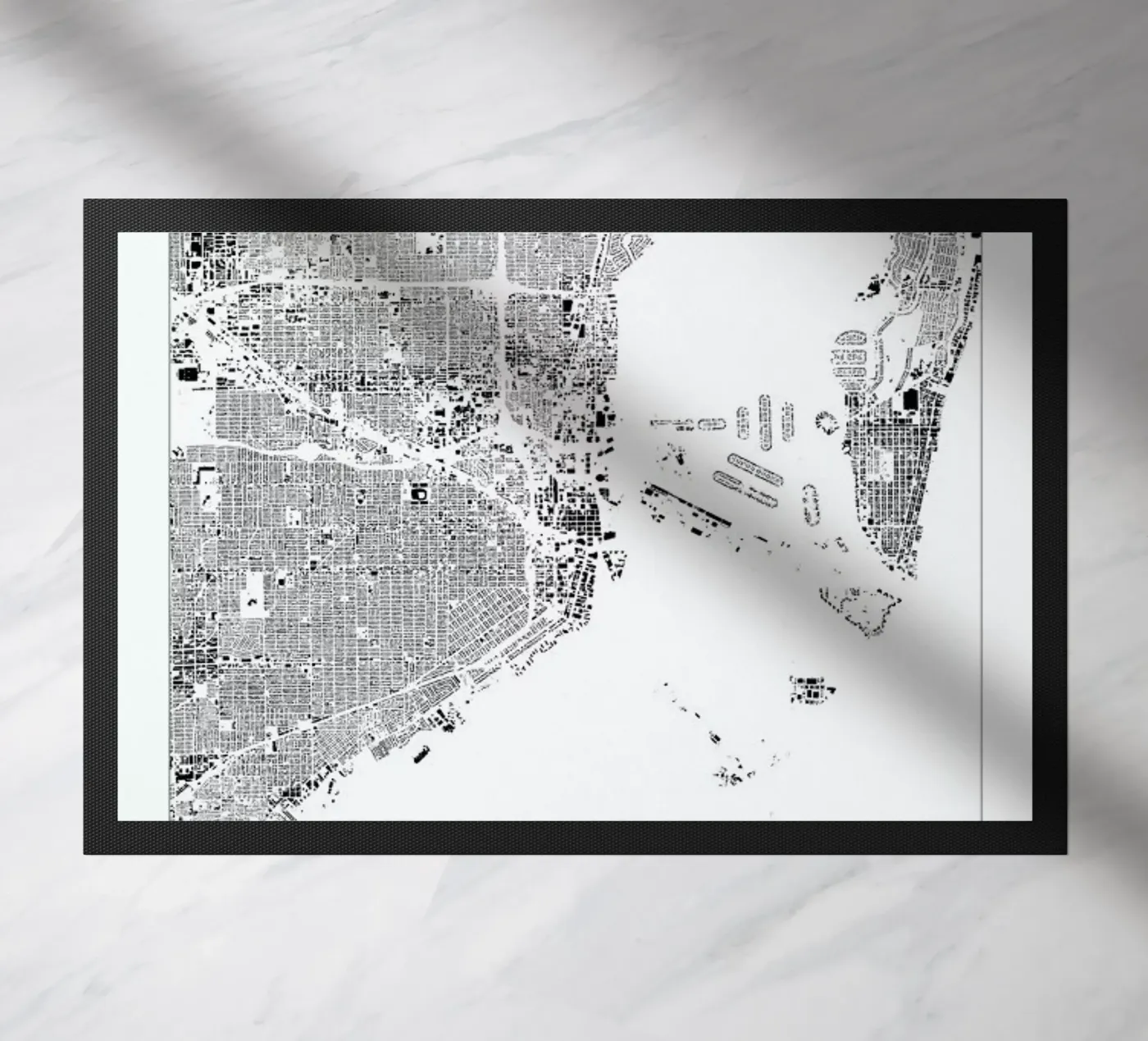 Miami doormat by The Cartography Collection