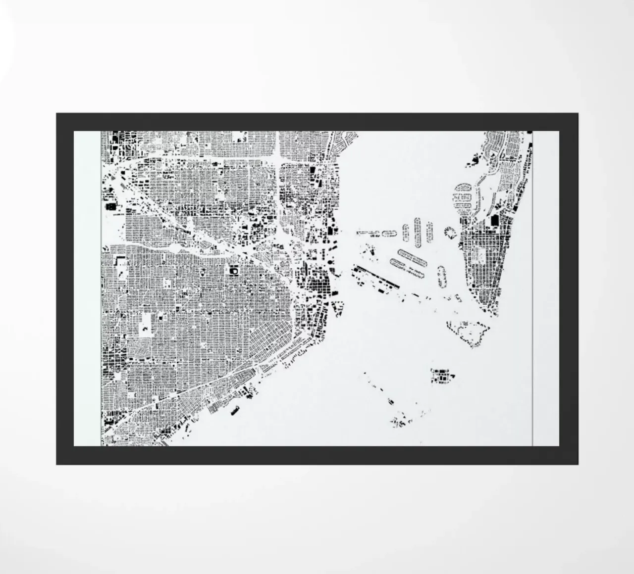 Miami doormat by The Cartography Collection