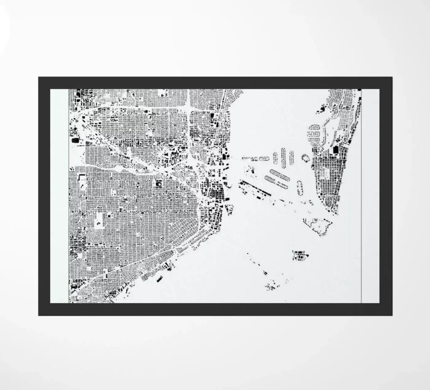 Miami doormat by The Cartography Collection