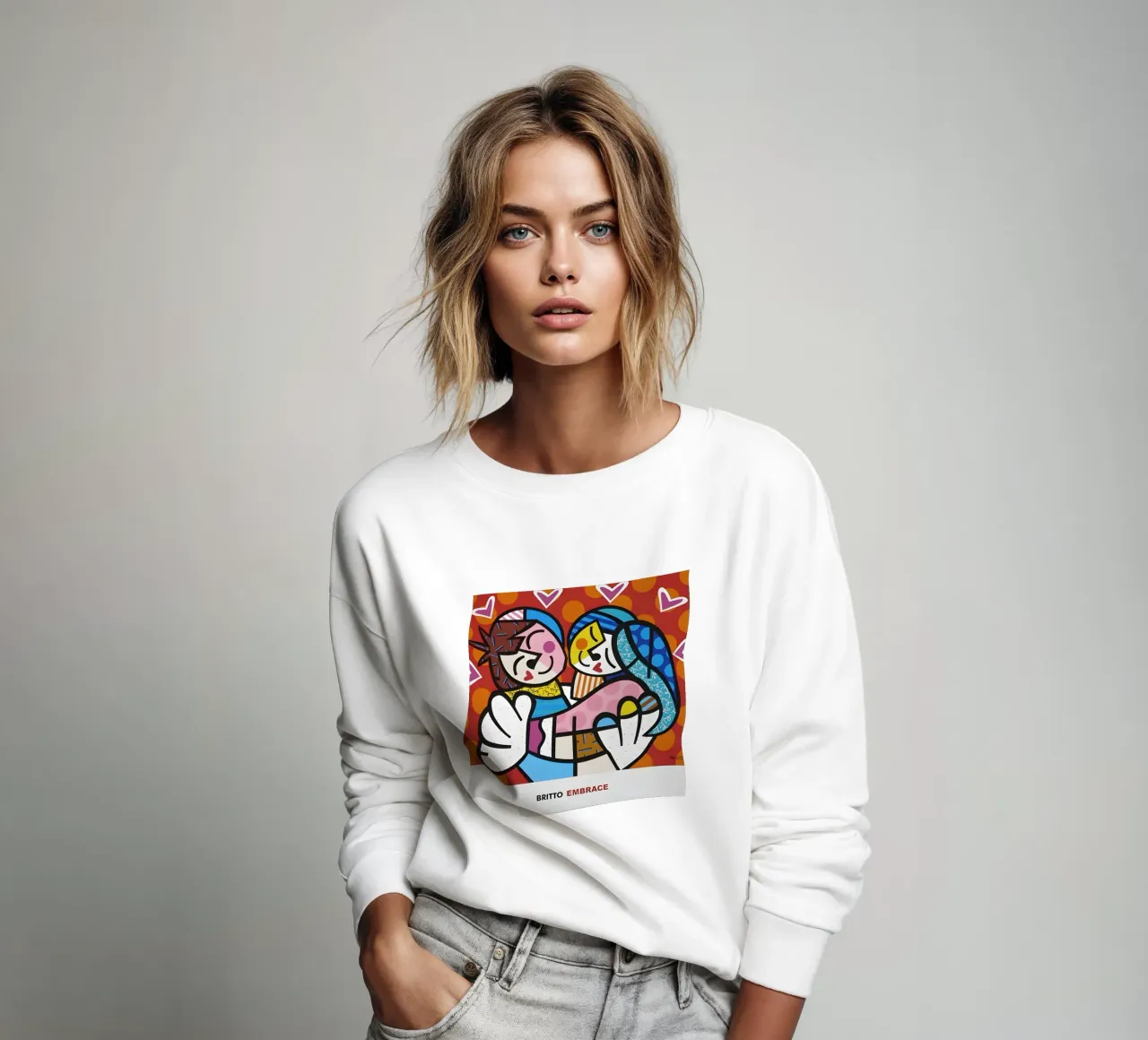 Britto Embrace felpa da Perdana shop