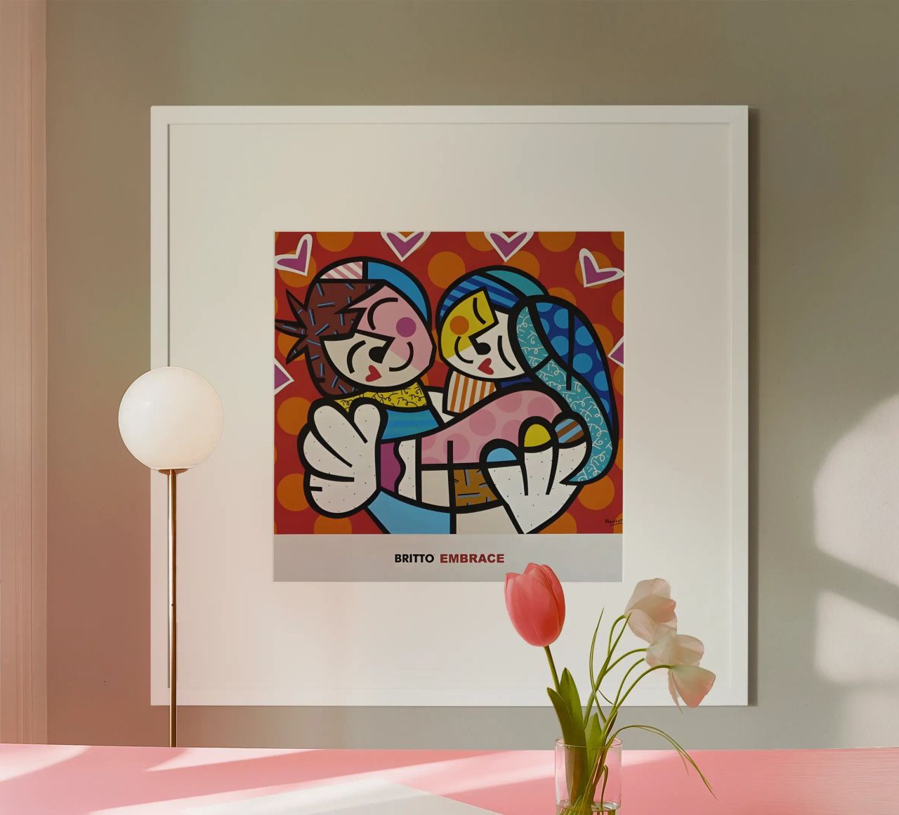 Abrazo Britto poster de Perdana shop