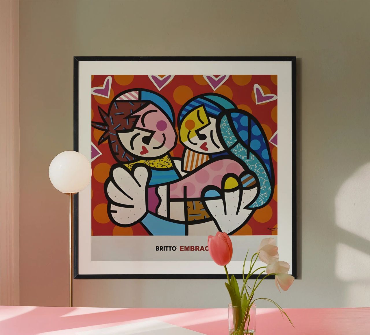 Abrazo Britto poster de Perdana shop