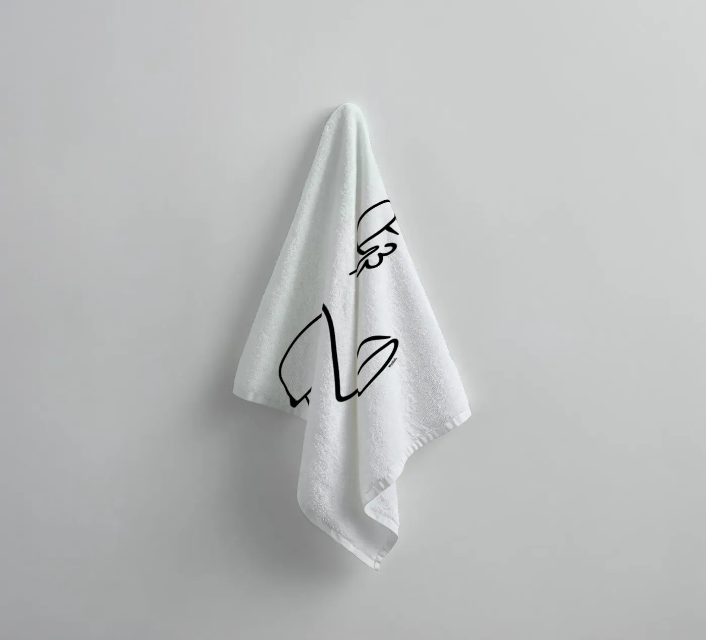 Flora badhanddoek van Ninhol