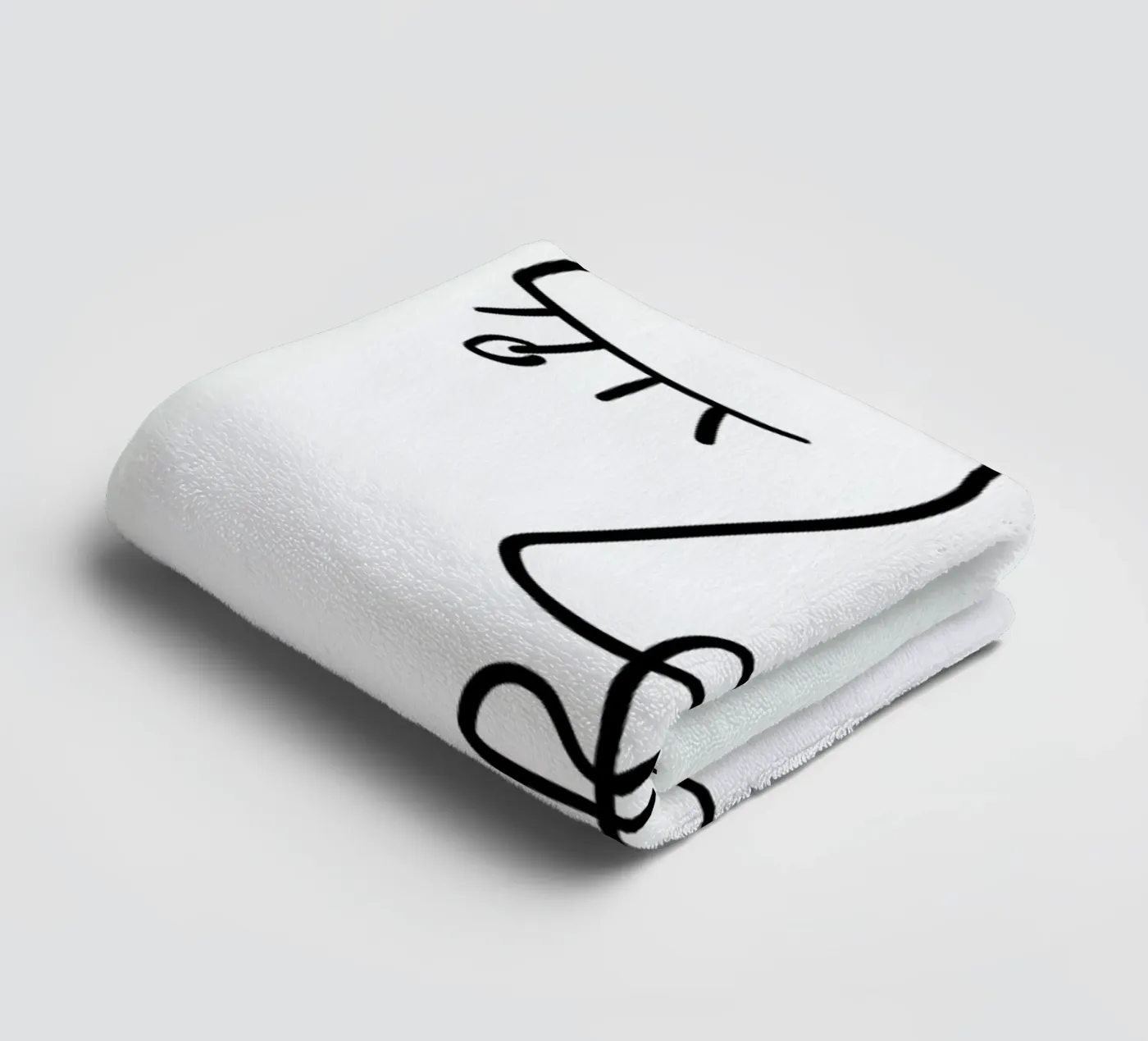 Flora badhanddoek van Ninhol