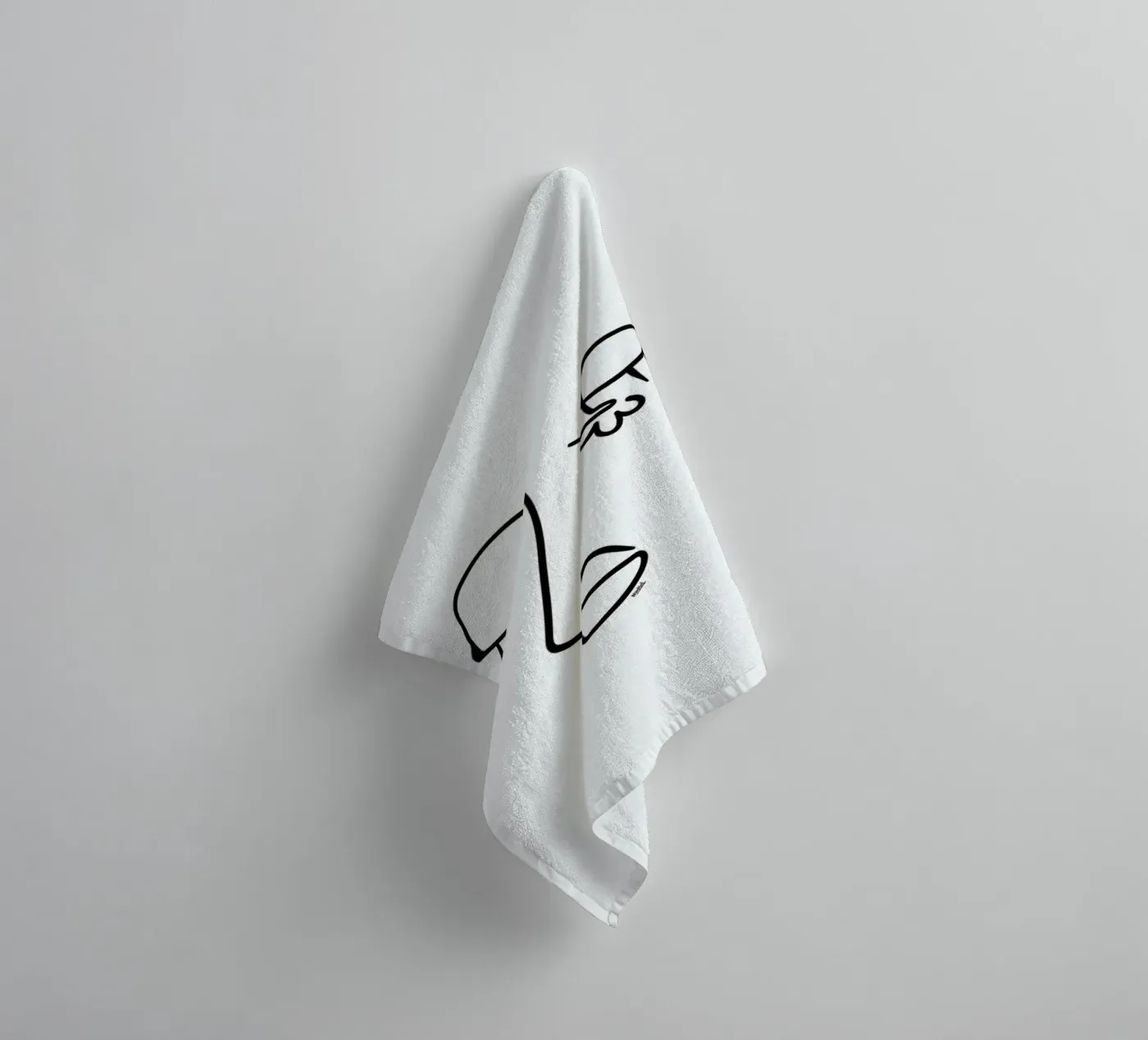 Flora badhanddoek van Ninhol