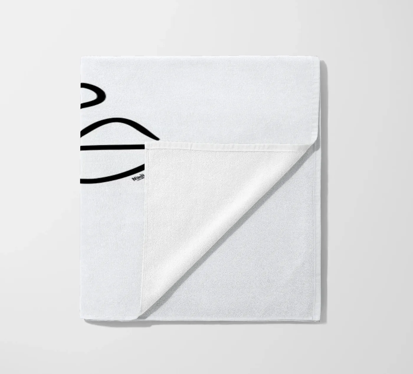 Flora strandhanddoek van Ninhol