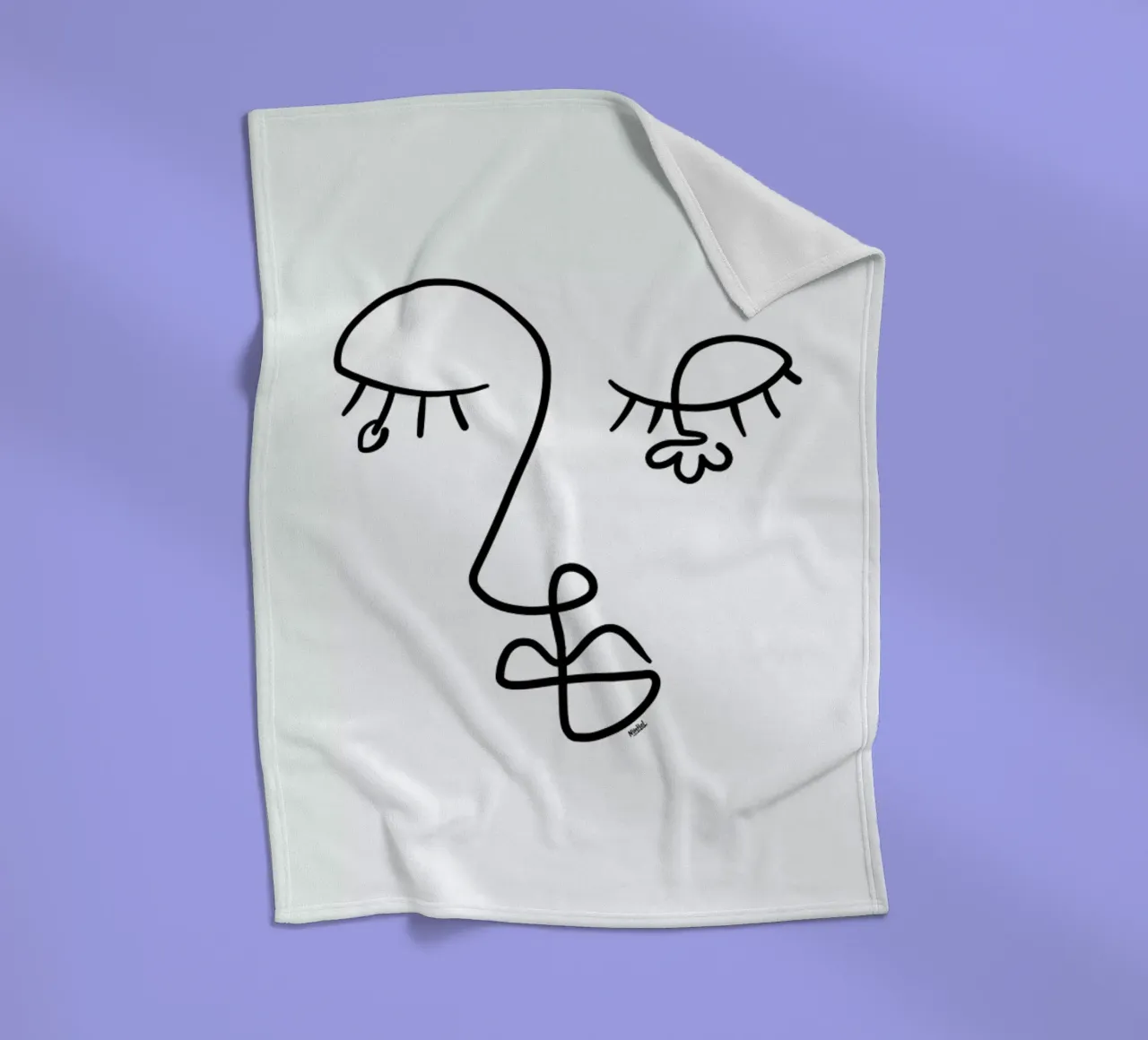 Flora Fleecedecke von Ninhol