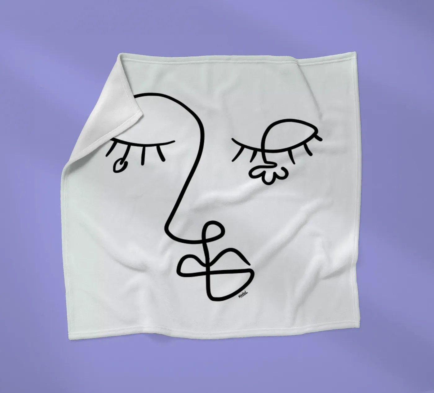 Flora fleecedeken van Ninhol