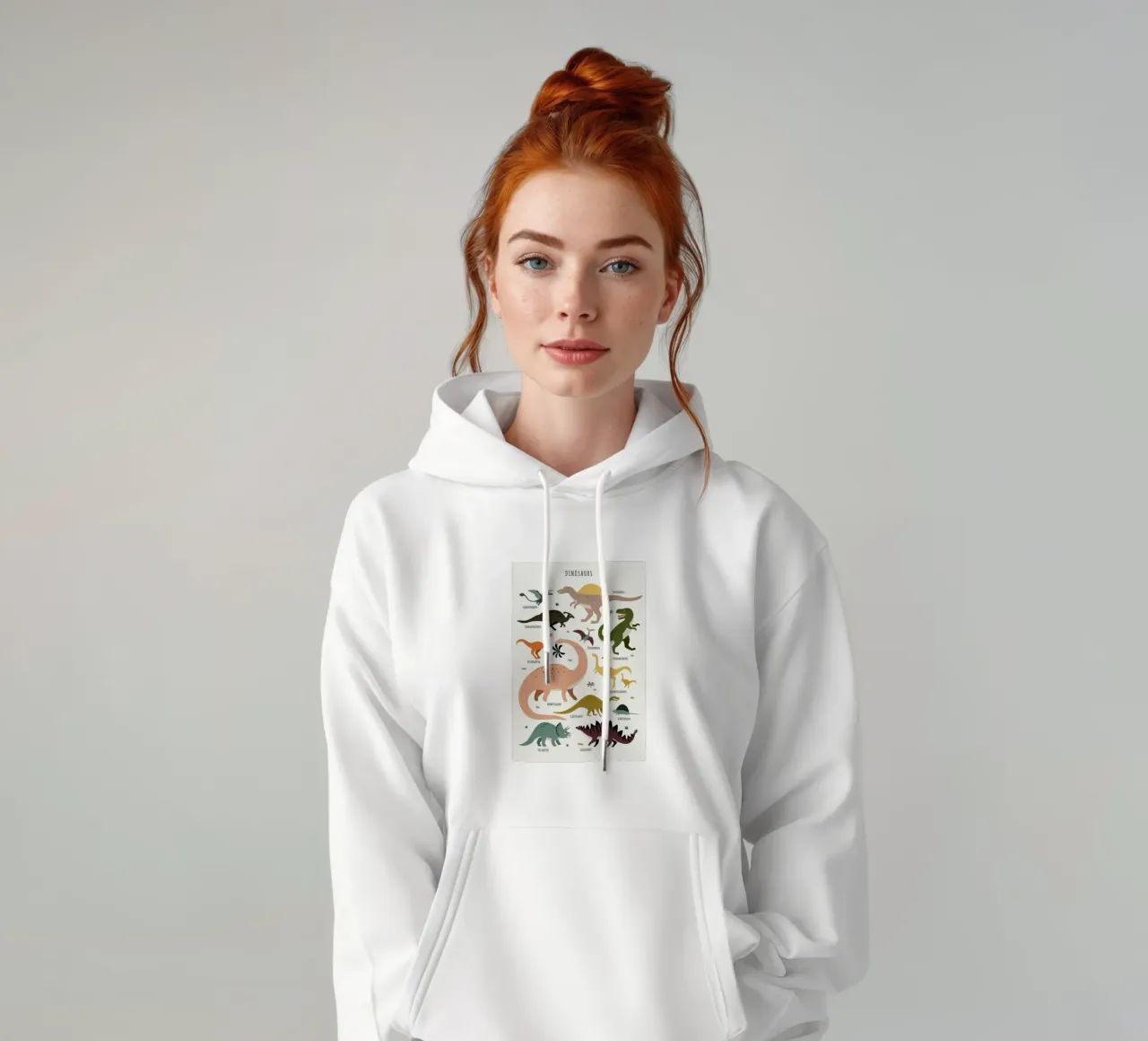 Dinosaur Friends hoodie by Little Flourishes
