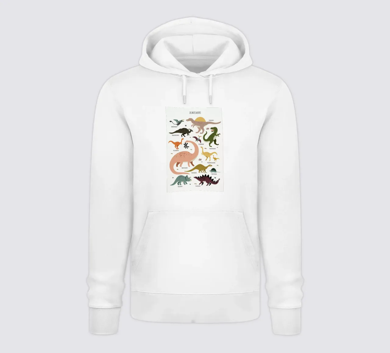 Dinosaur Friends hoodie by Little Flourishes
