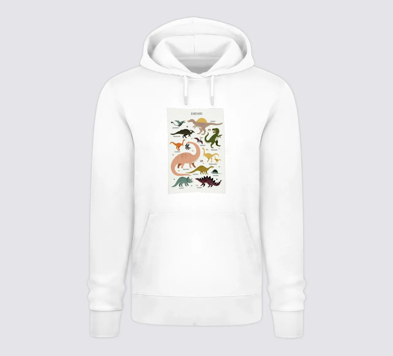Dinosaur Friends hoodie by Little Flourishes