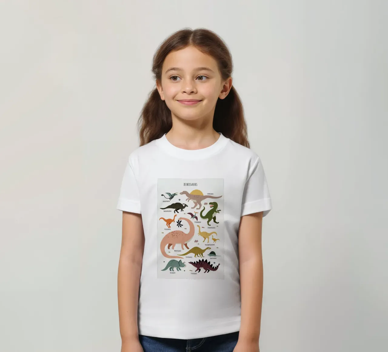 Dinosaur Friends kids t-shirt by Little Flourishes