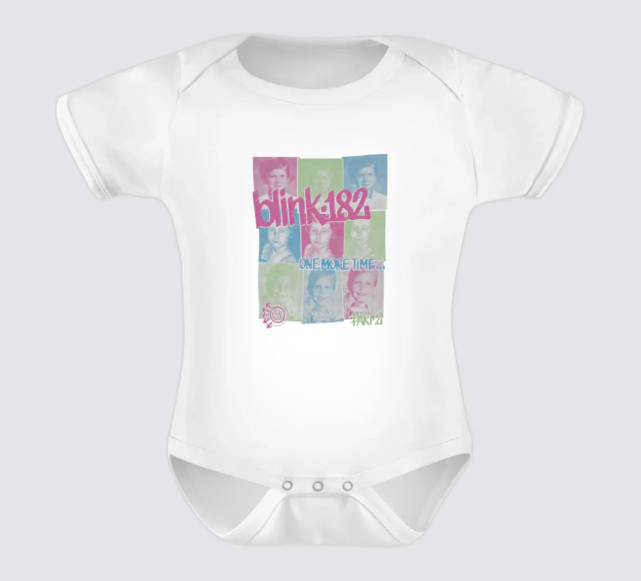 Blink 182 Nog Een Keer Deel 2 Jeugd babyrompertje korte mouwen van Curtishop