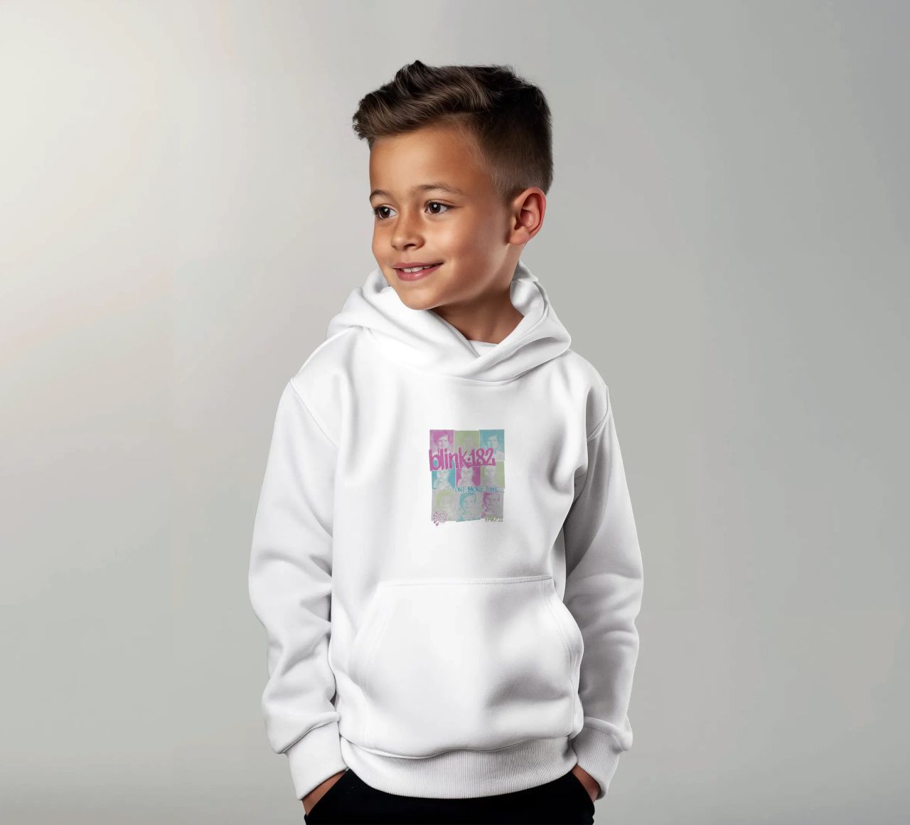 Blink 182 One More Time Part 2 Youth felpa bambino con cappuccio da Curtishop