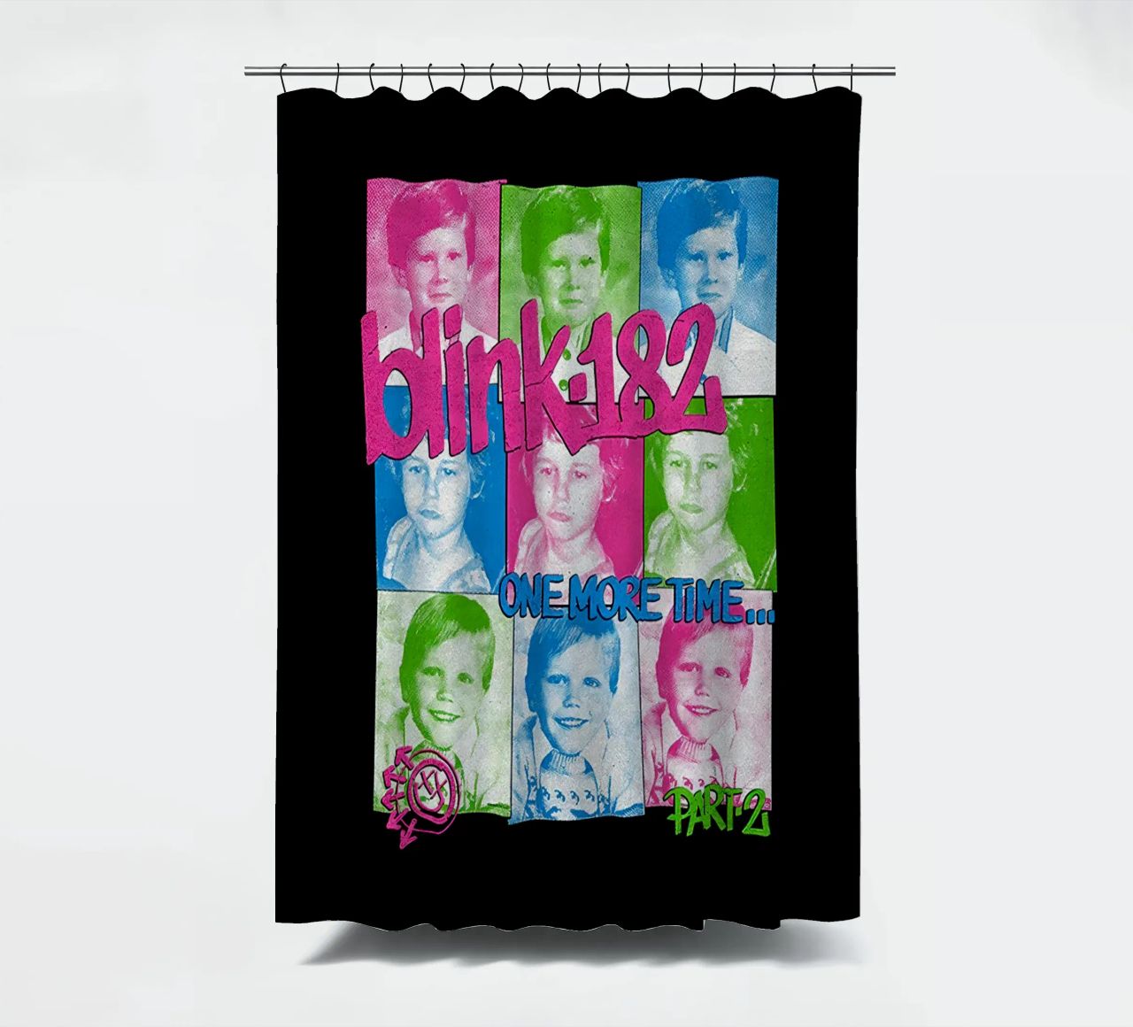 Blink 182 One More Time Part 2 Youth tenda da doccia da Curtishop