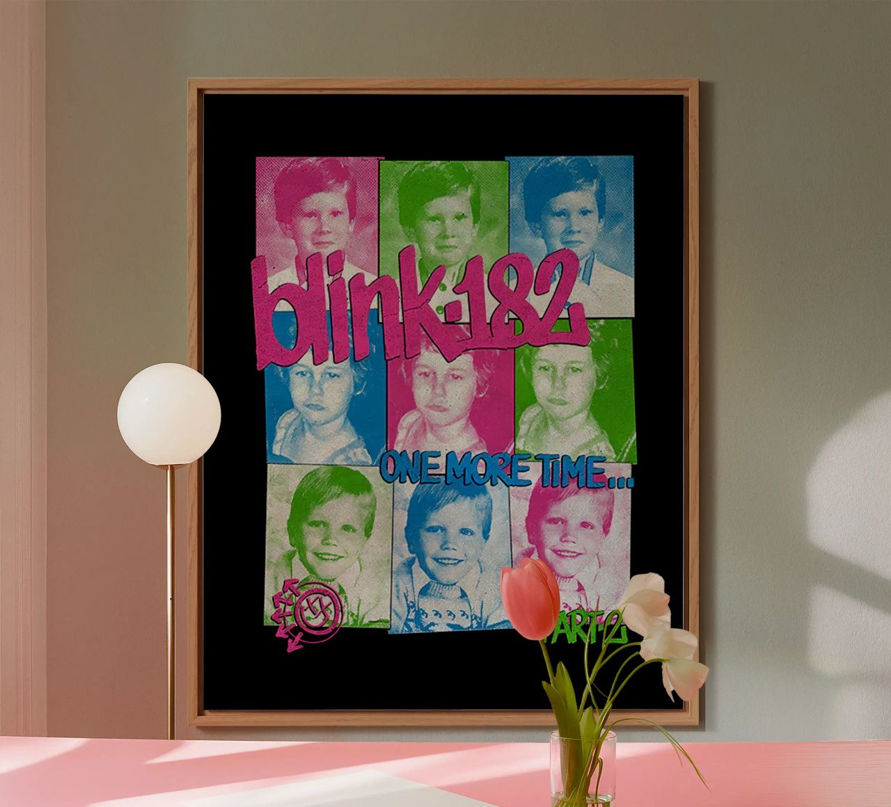 Blink 182 One More Time Part 2 Youth alluminio dibond da Curtishop
