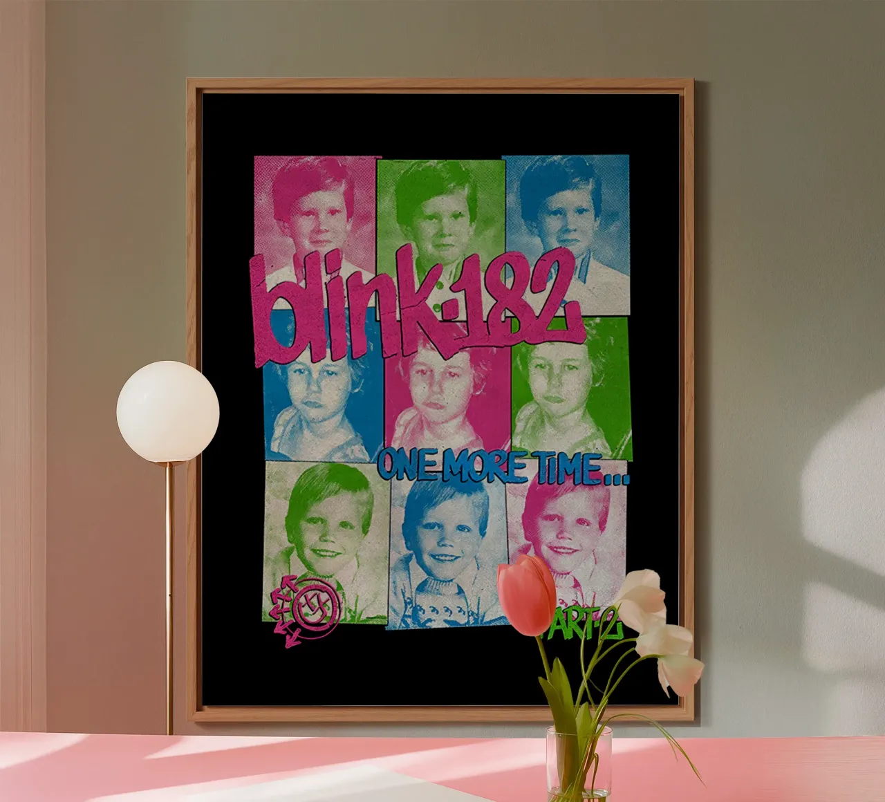Blink 182 One More Time Parte 2 Juventud aluminio dibond de Curtishop