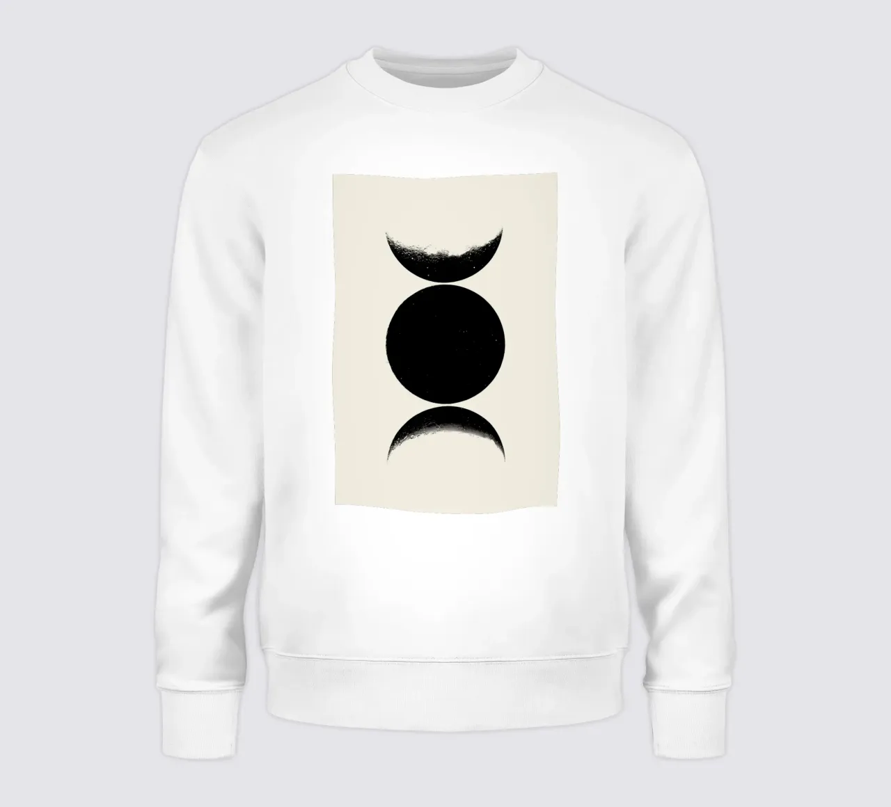 Monochrome Moon felpa da daylight design studio