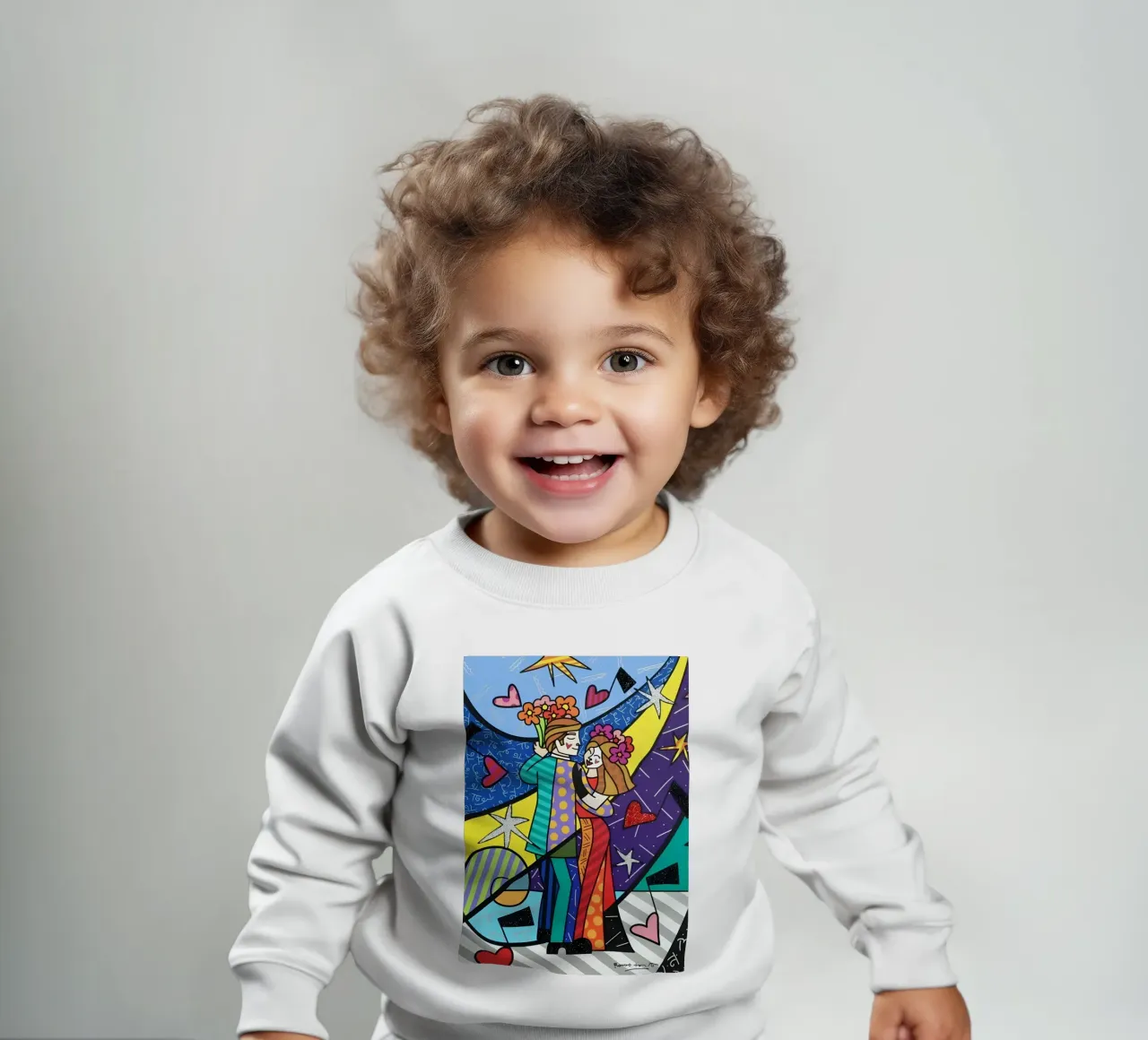 Con amore Britto felpa neonato da Perdana shop