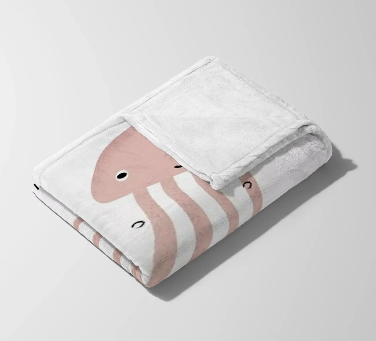 J for Jellyfish coperta in pile da Little Flourishes