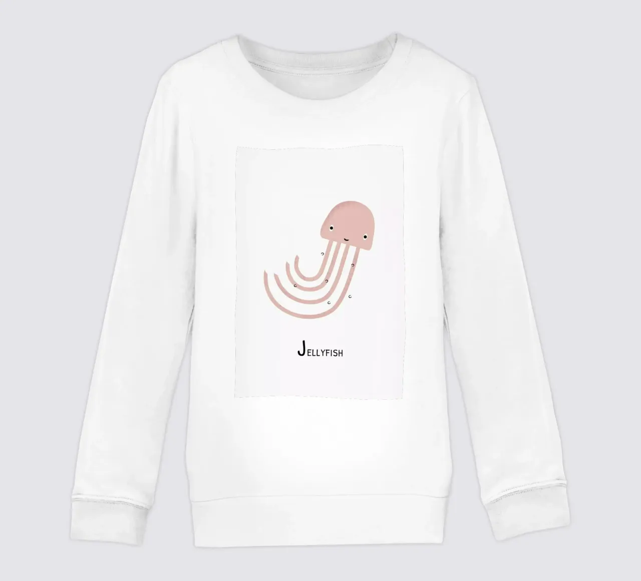 J for Jellyfish felpa bambino da Little Flourishes
