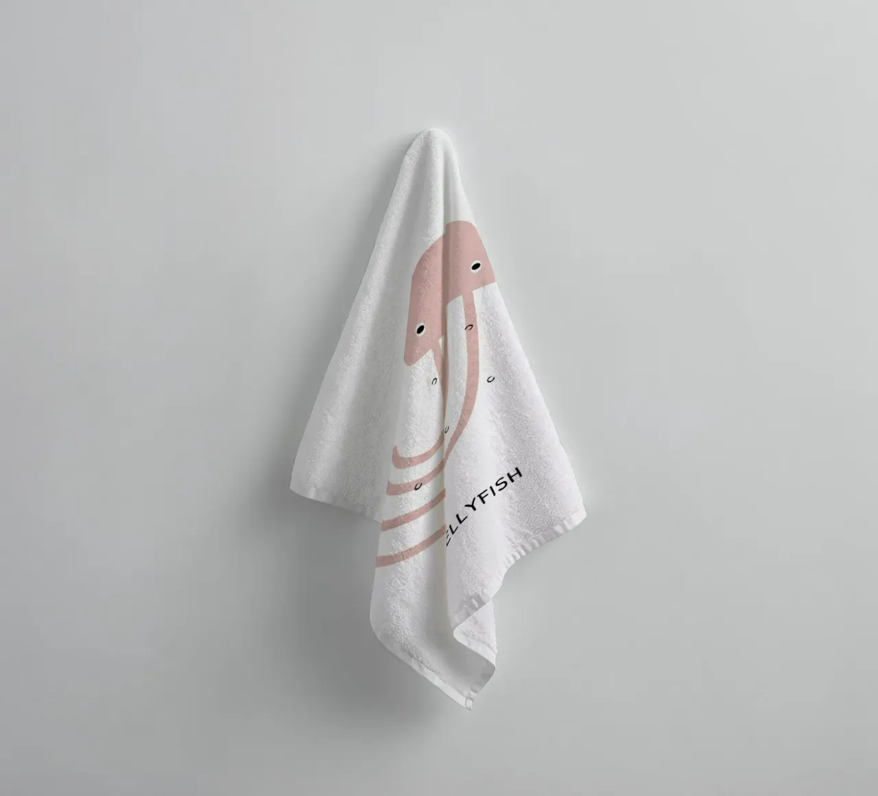 J for Jellyfish asciugamano da bagno da Little Flourishes