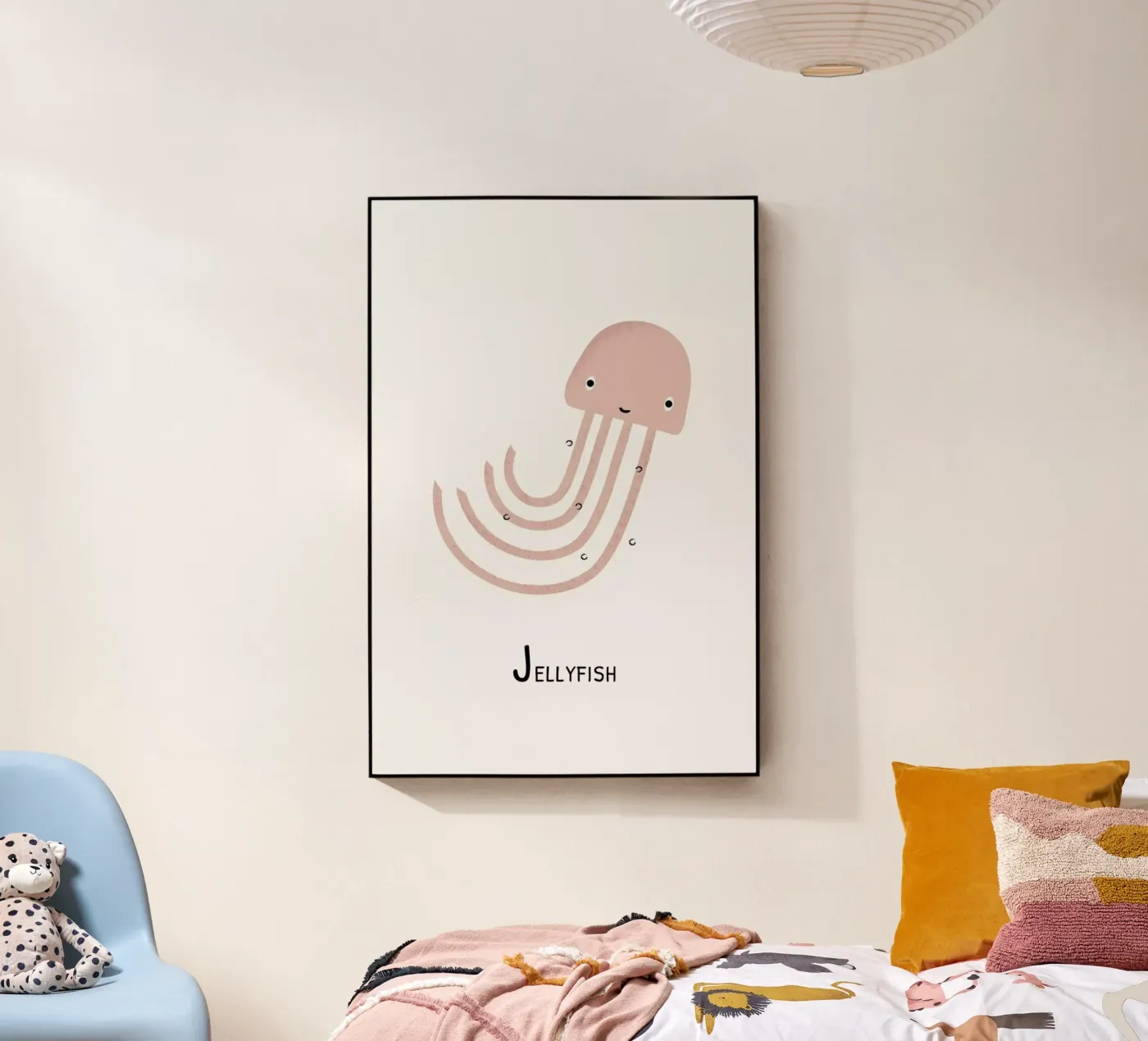 J for Jellyfish plexiglass da Little Flourishes