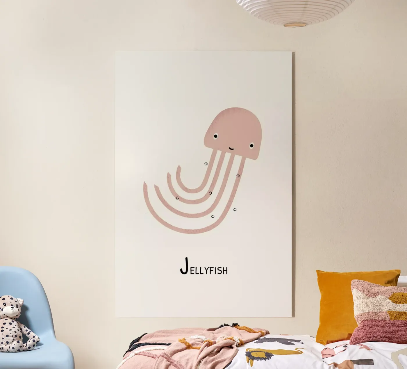 J for Jellyfish plexiglass da Little Flourishes