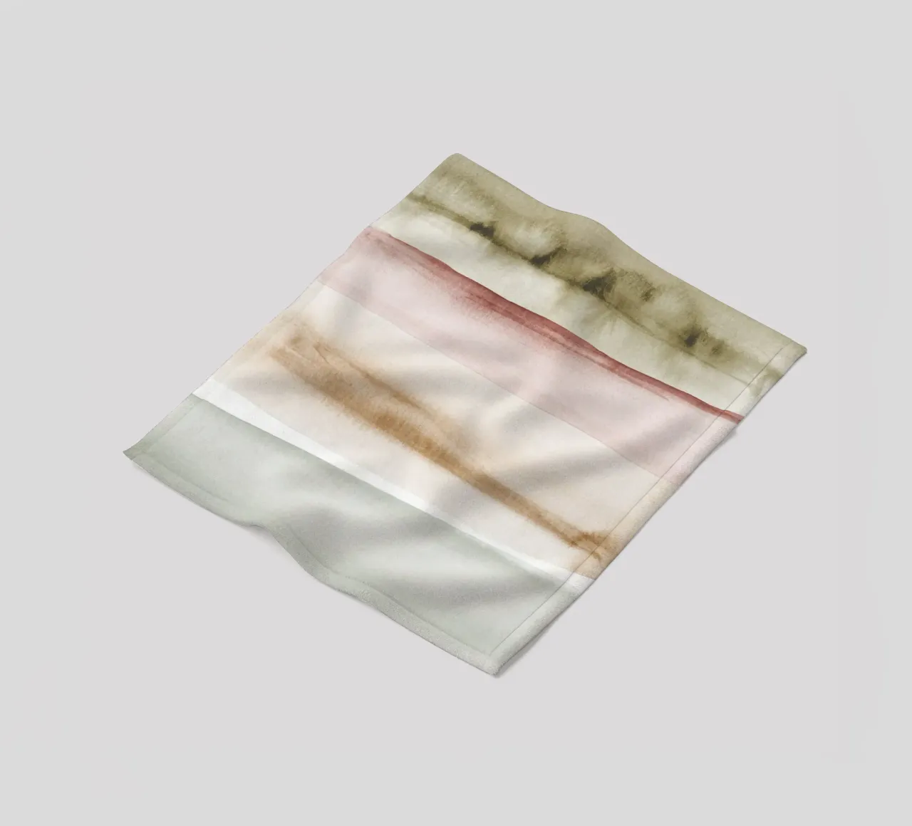 Pennellate di acquerello 2 coperta in pile da NouveauPrints